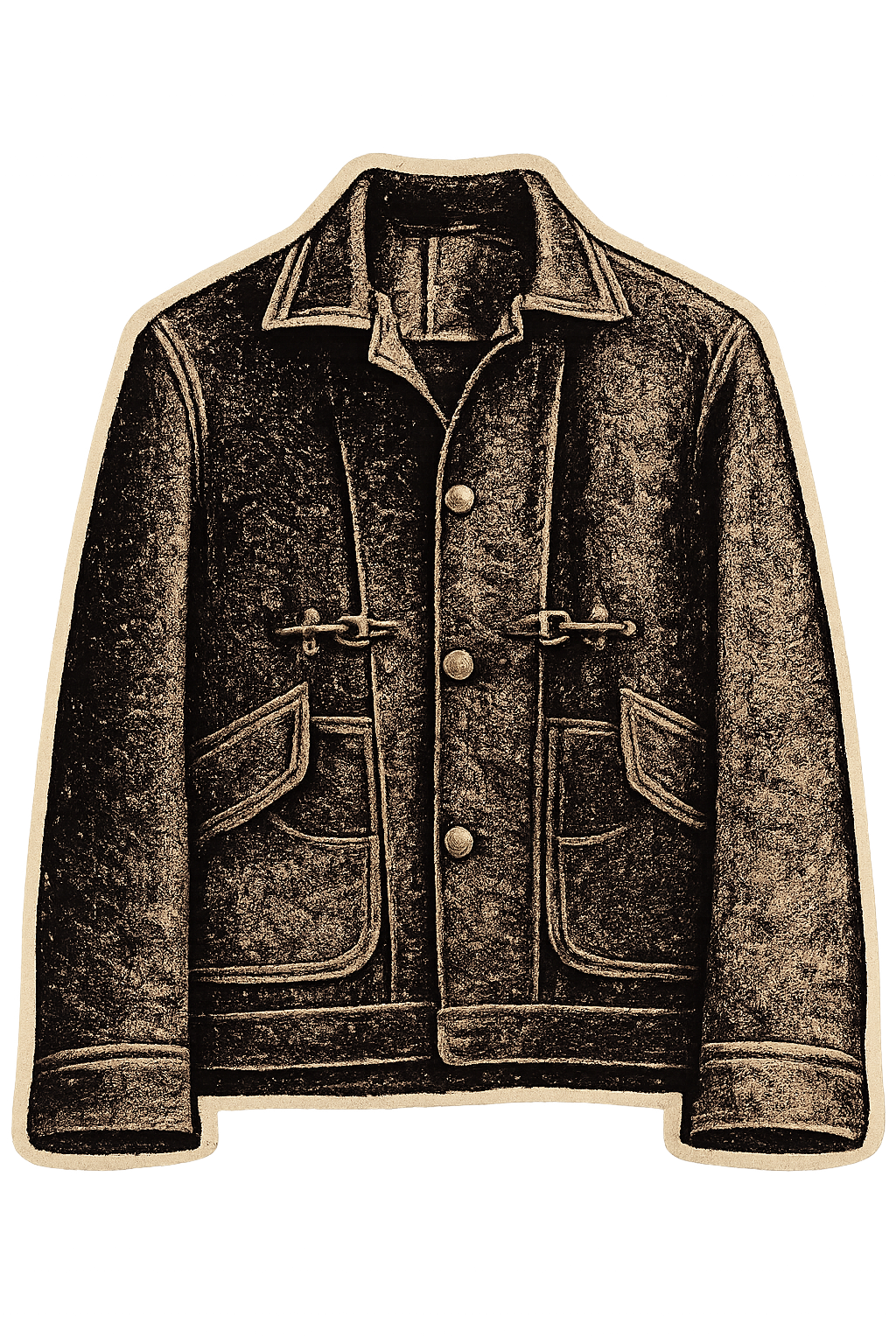 Made in ____ Selvedge Denim Clasp Jacket